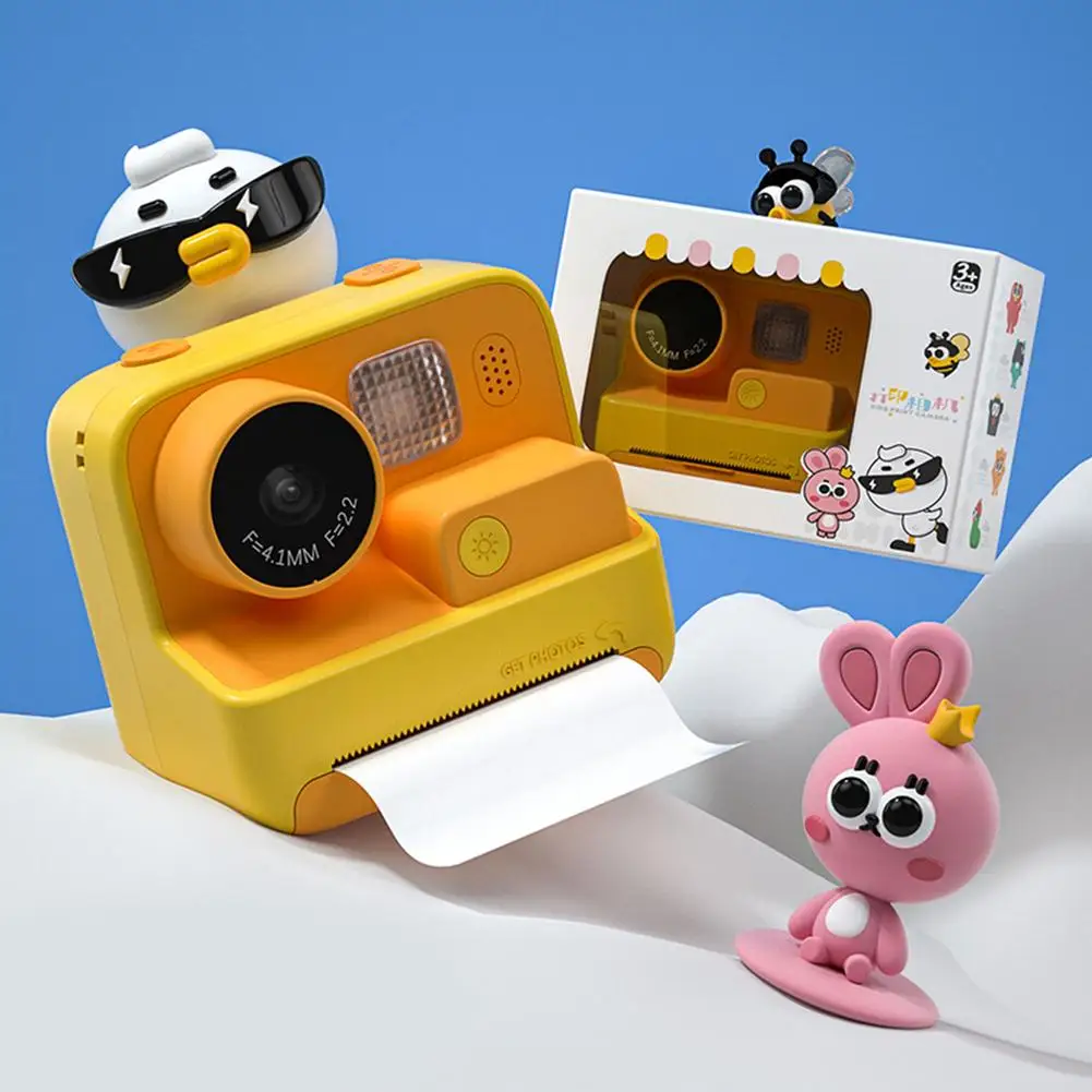 

Children Digital Print Cameras Instant Camera Hd 1080p Video Photo Dual Lens Slr Photography Toys Birthday Gift With Print Paper