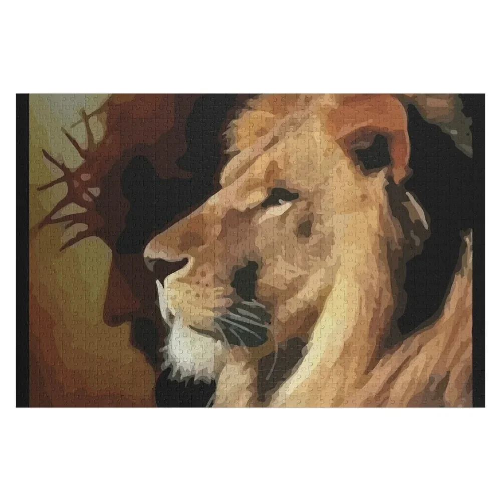 Lion of Judah Art Jigsaw Puzzle Photo Toys For Children Puzzle