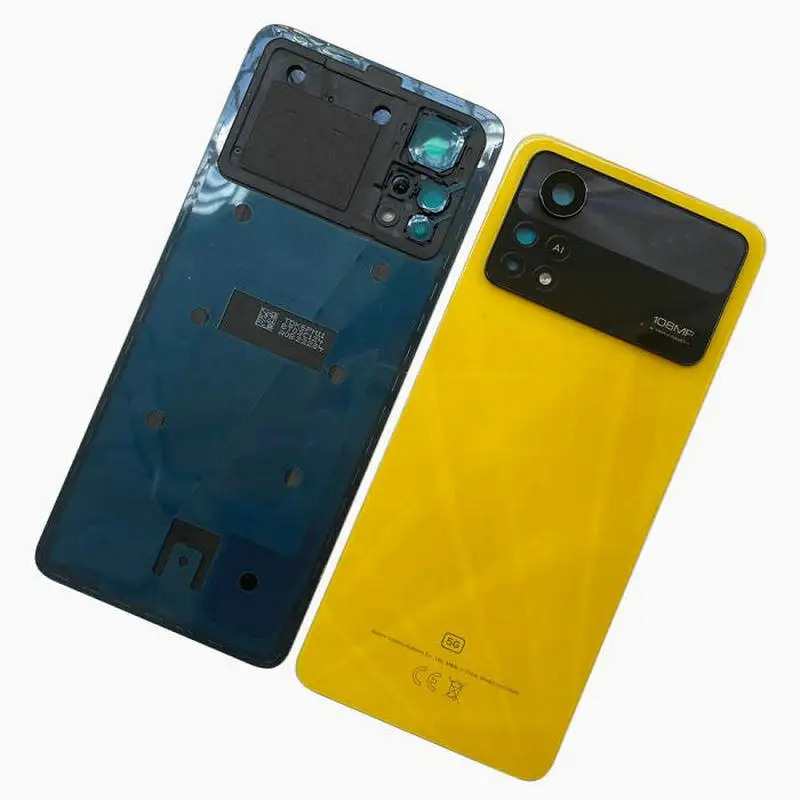 

NEW For Xiaomi POCO X4 Pro 5G Back Glass Battery Cover Rear Housing Door With Camera Lens Replacement