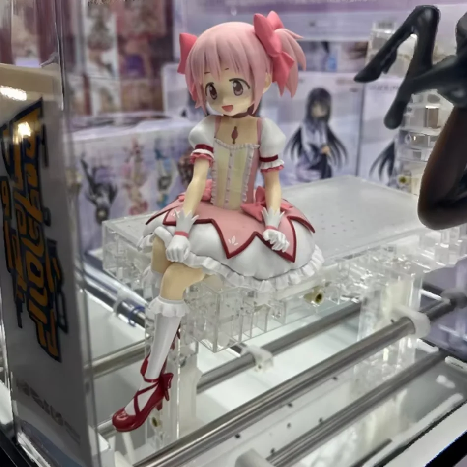 Puella Magi Madoka Magica Figure Madoka Sayaka Noodle Stopper Sitting PVC Anime Collectible Model Desk Decor Gift For Anime Fans view 4