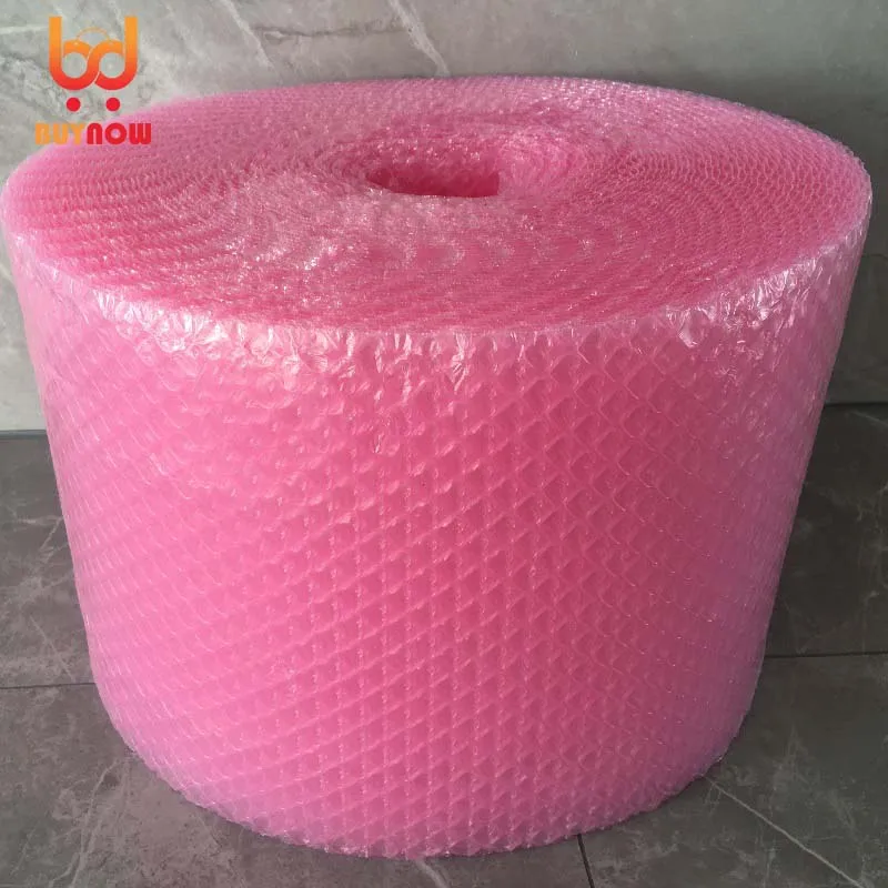 

Pink Bubble Film Roll Bag Foam Paper Roll Packaging Express Gift Packaging Thickened Anti Shock Pad 20cm 30cm 40cm 50cm Width