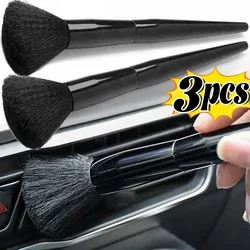 Car Detailing Brush Ultra-Soft Auto Interior Detail Brushes Car Dash Duster Brushes with Synthetic Bristles Car Cleaning Tools