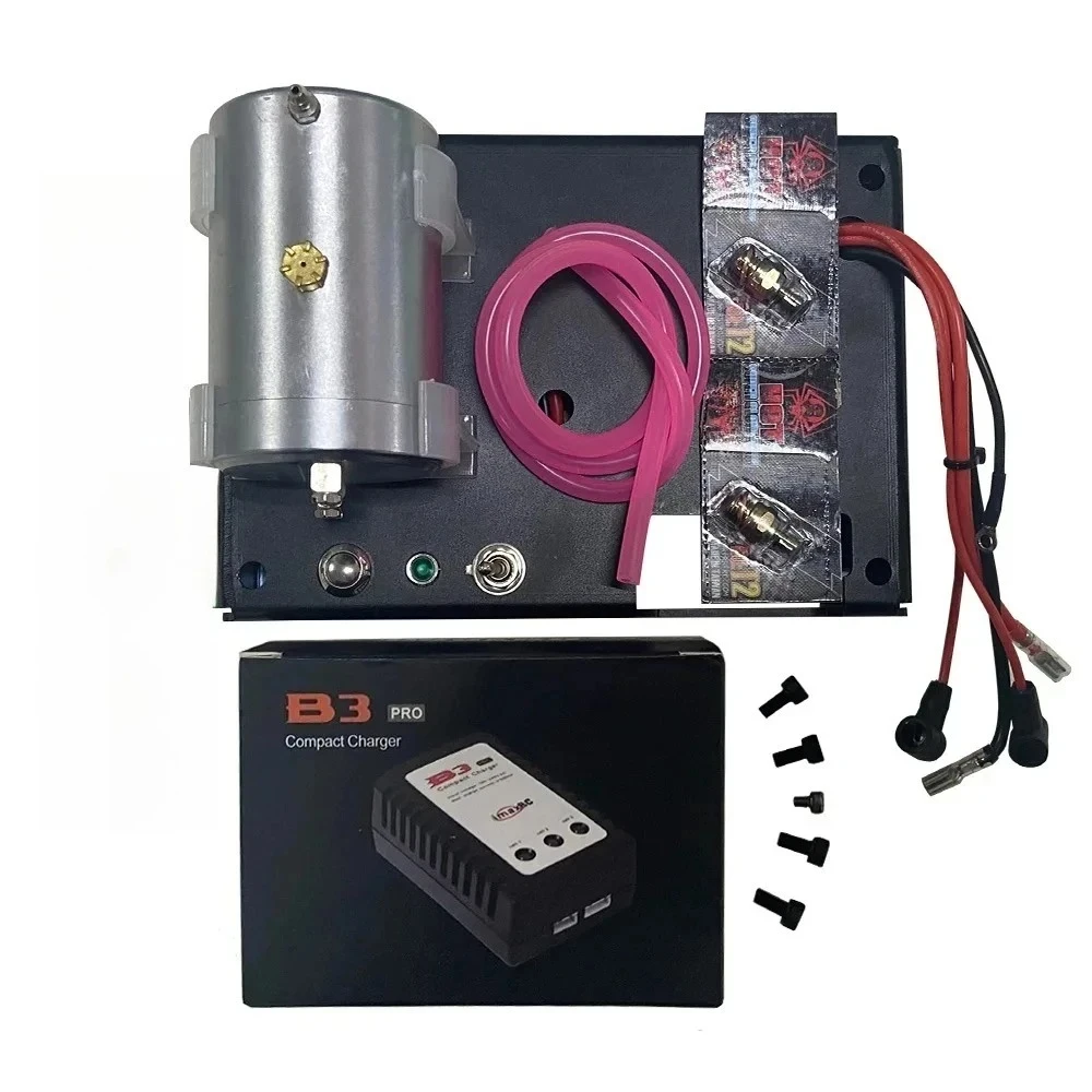 TOYAN FS L200AC Start Up Accessories Four Stroke Twin Cylinder Scientific Experiment Educational Methanol Engine Model Base Kit view 6