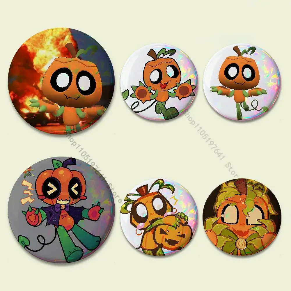

Gourdy D-Dandys W-World Badges Button Round Creative Pin Brooch Badge Bag Decor Fans Collect Friends Gifts