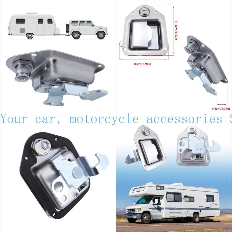 

31BC Truck Tool Box Boxs Latchs Weddles Замена замены 4.7x4inch с 2 клавишами из нержавеющей стали для набора инструментов для