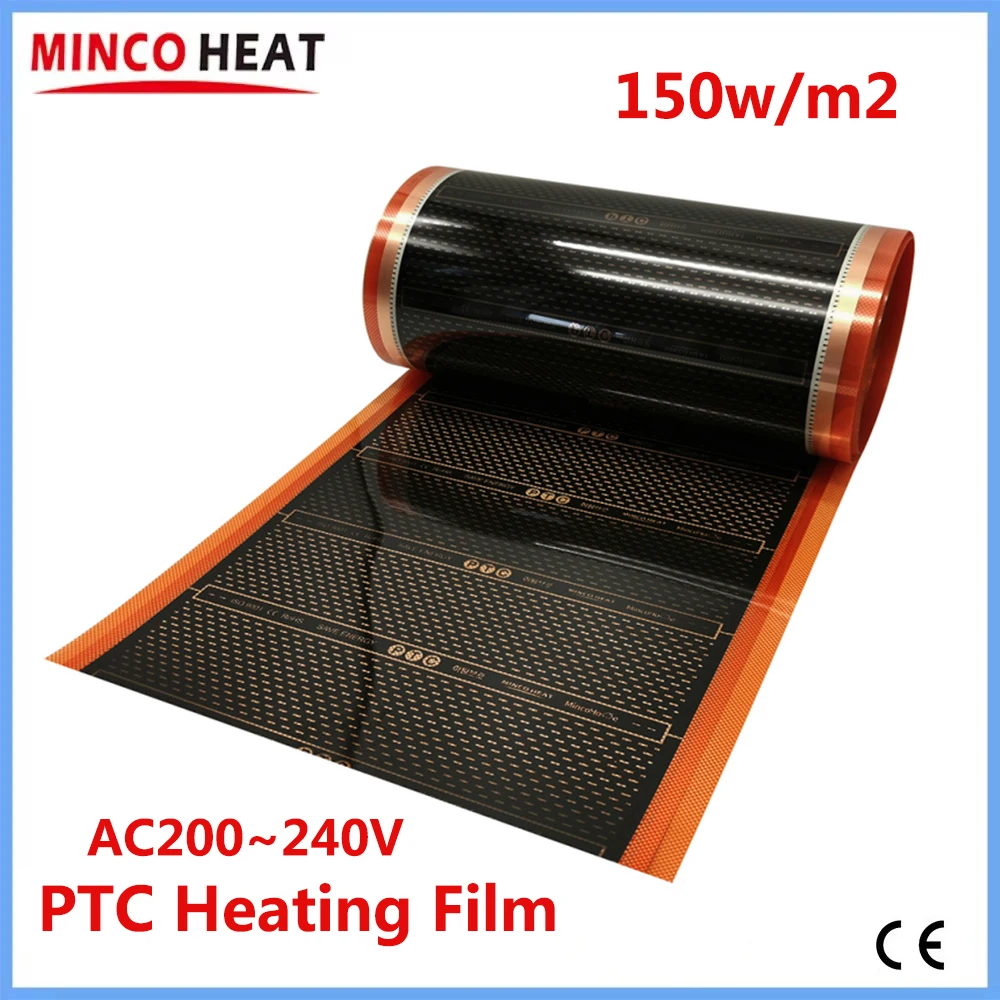 Infrared heating foil 12V - 30cm wide 150w/m² | Mi-Heat