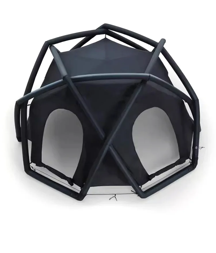 8.1 Luxury Four-Season Double Layer Automatic Inflatable Summer Tent for 6-8 Persons Outdoor Camping Oxford Fabric Waterproof