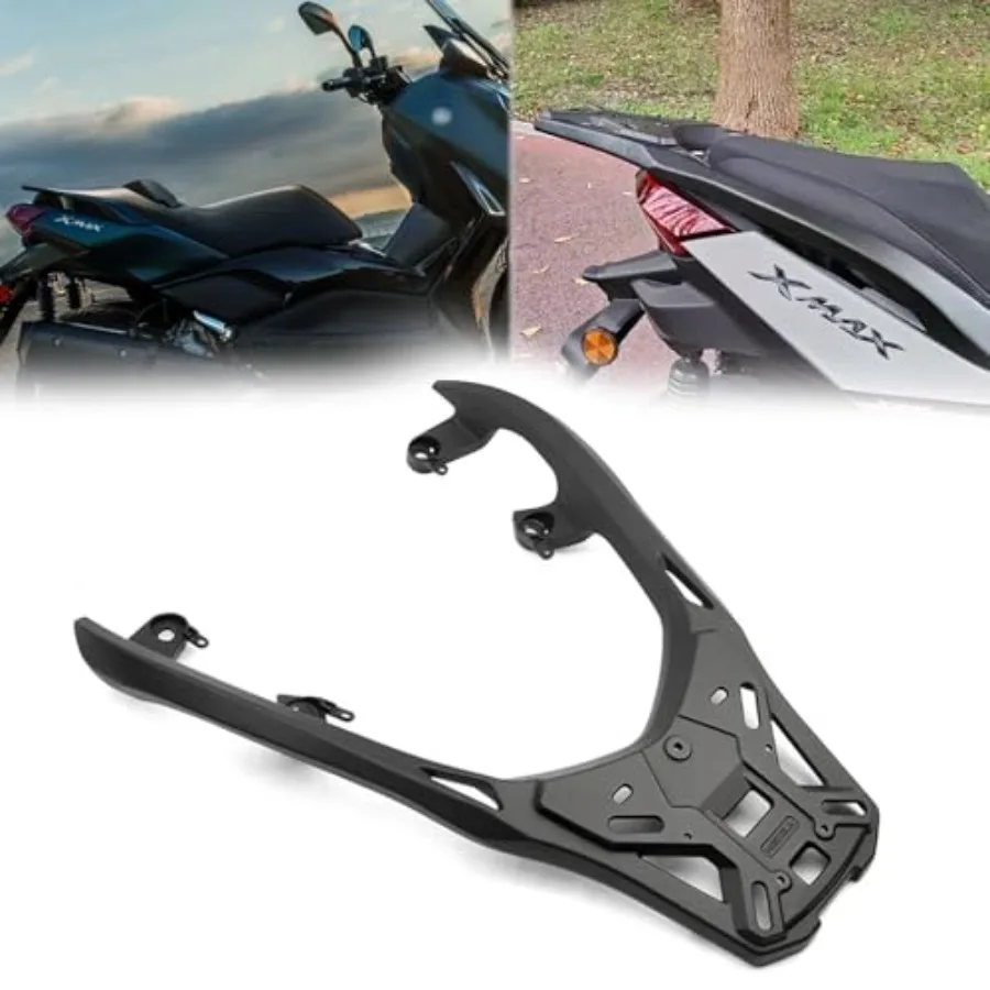 

Модернизированная задняя полка из алюминиевого сплава для XMAX300 20172024, аксессуары для мотоциклов со встроенной зарезервированной стойкой для хвостовой коробки и спинкой