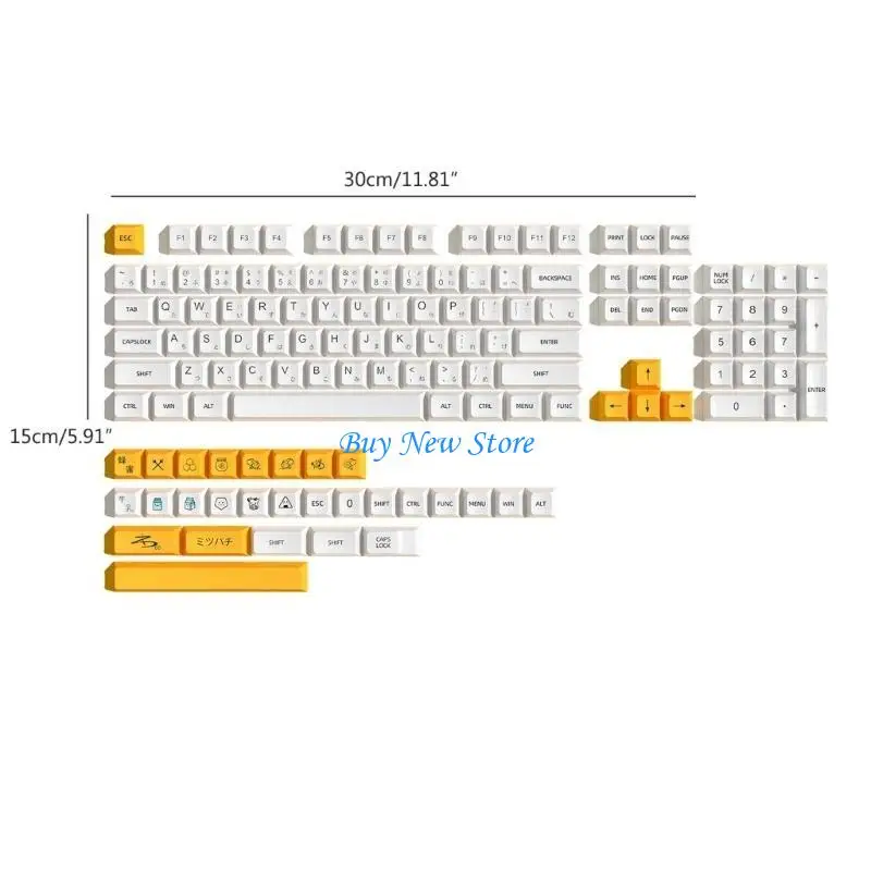 20CE 132 KEYS PBT KEYCAPS XDA Profile Dye-Sub Keycap for Cherry MX Switch لوحة المفاتيح الميكانيكية