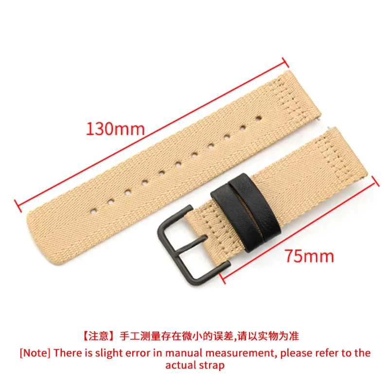 For Casio PRG-600YB-3/PRG-650/PRW-6600 Series Men's Sports Canvas Replace Original High Quality Woven Nylon Watch Strap 24mm