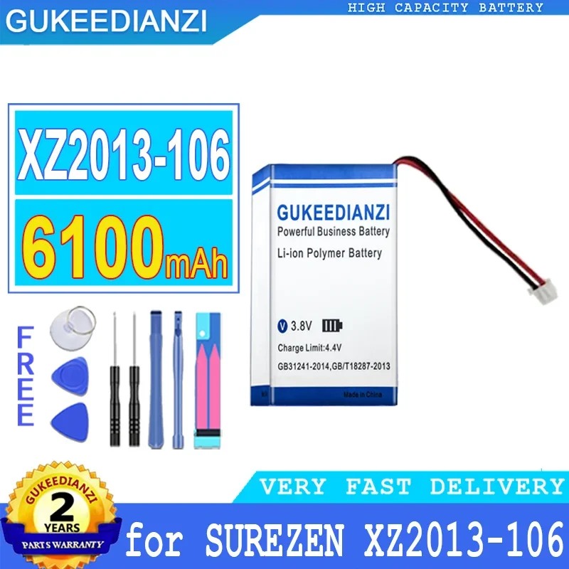 

6100mAh GUKEEDIANZI Battery for SUREZEN XZ2013-106 Big Power bateria