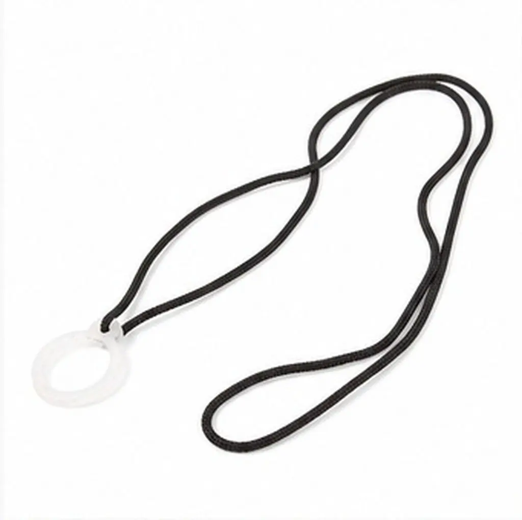 Black Clarinet Hanging Rope Versatile Adjustable Length Hanging Cord for Clarinet Excellent Decorative Effect Exquisite