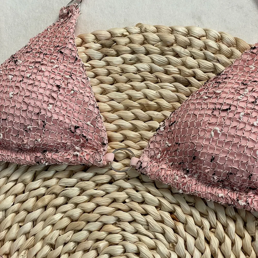 Shiny Swimsuit with Skirt Cover-Up 2025 Women's 3-Piece Bikini Set Adjustable Bathing Suit Summer Vacation Beachwear