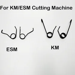 A Set Straight Knife KM Electric Scissors Left And Right Splint Spring Sewing Cutting Machine ESM 34C10-148 34C10-149