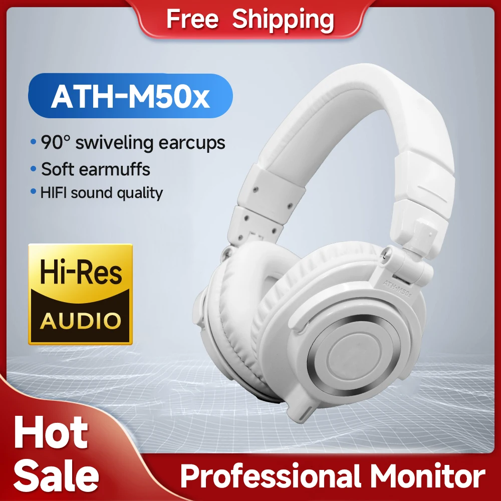 

Ath M50x Professional Studio Monitor Headphone Critically Acclaimed New Design With Good Quality