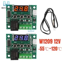 W1209 Digital Display LED Thermostat Controller Module Temperature Control Switch NTC High-Precision And Waterproof Sensor Probe