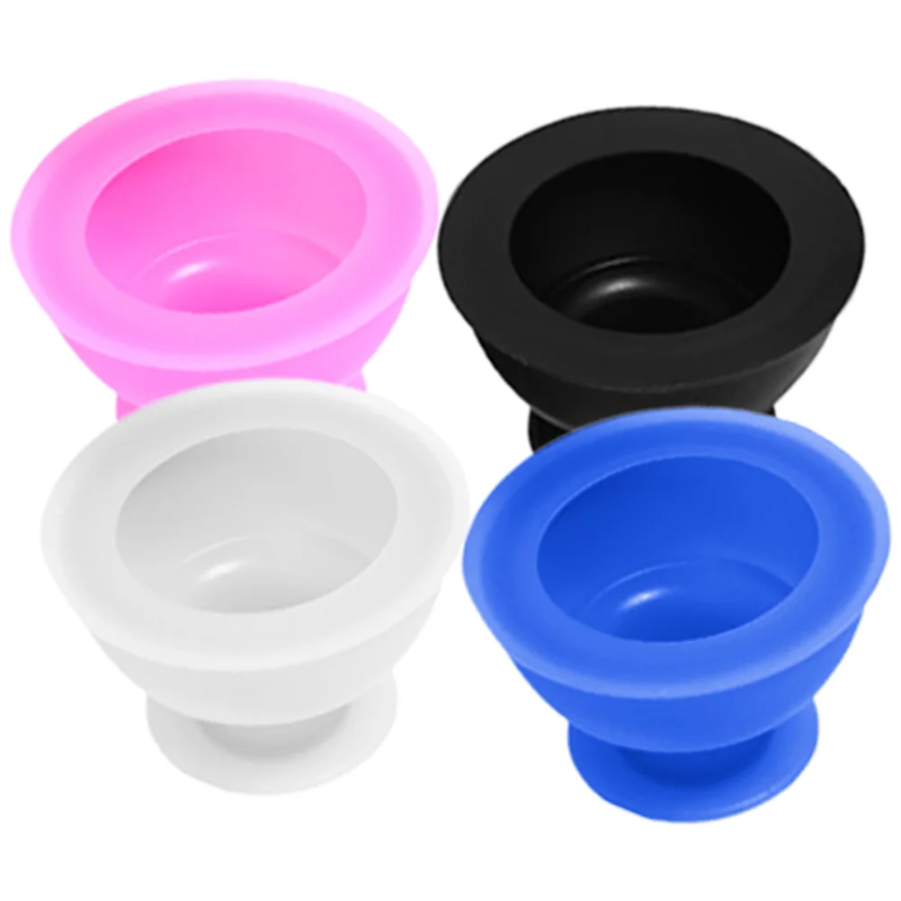 4 قطعة سيليكون الحجامة مدلك مجموعة كبيرة تدليك الجسم الكؤوس فراغ شفط العضلات الاسترخاء مكافحة السيلوليت شفط الكؤوس قابلة لإعادة الاستخدام