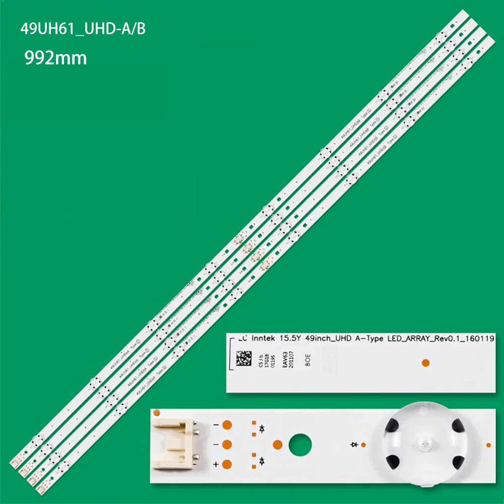 

Светодиодная лента для подсветки телевизора 49UH610V 49UH620V 49UH603V 49UH610A 49UH6107 49UH6109 49UH617V EAY 63192605 49UH61-UHD-A 49UH61-UHD-B