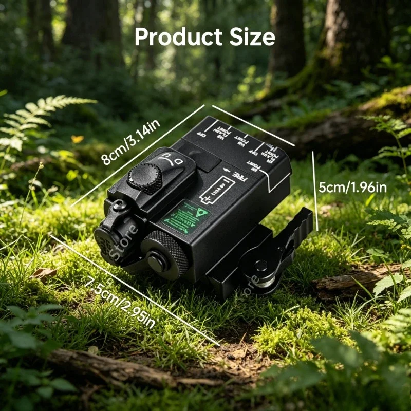 

20mm Picatinny Rail Mount MINI-A2 PEQ15 Style Red Green Laser Light for Outdoor Sport Cosplay Props Fit M300 M600 Parts