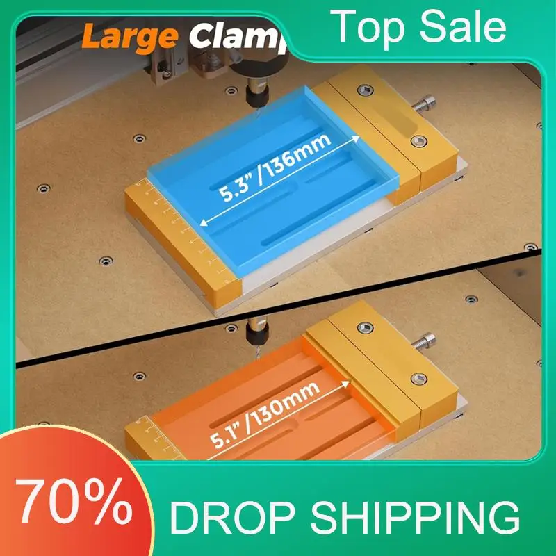 ^ وصول لسطح المكتب باستخدام الحاسب الآلي جهاز التوجيه المتوافق مع طاولة العمل الملزمة-للأعمال الخشبية، 7.87 × 3.94 بوصة (20 × 10 سم)، نطاق تثبيت 136 مم #5