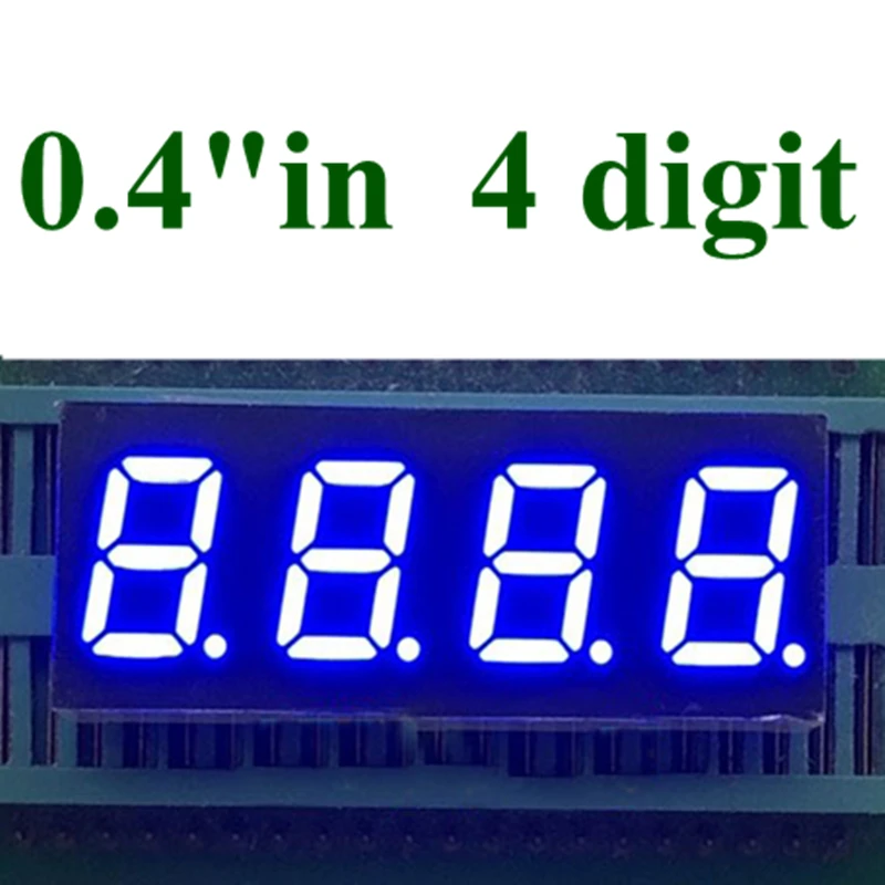 

20PCS 0.4 inch 4 Bit BLUE Digital Tube LED Display 7 Segment Common anode 0.4" 0.4in digital display