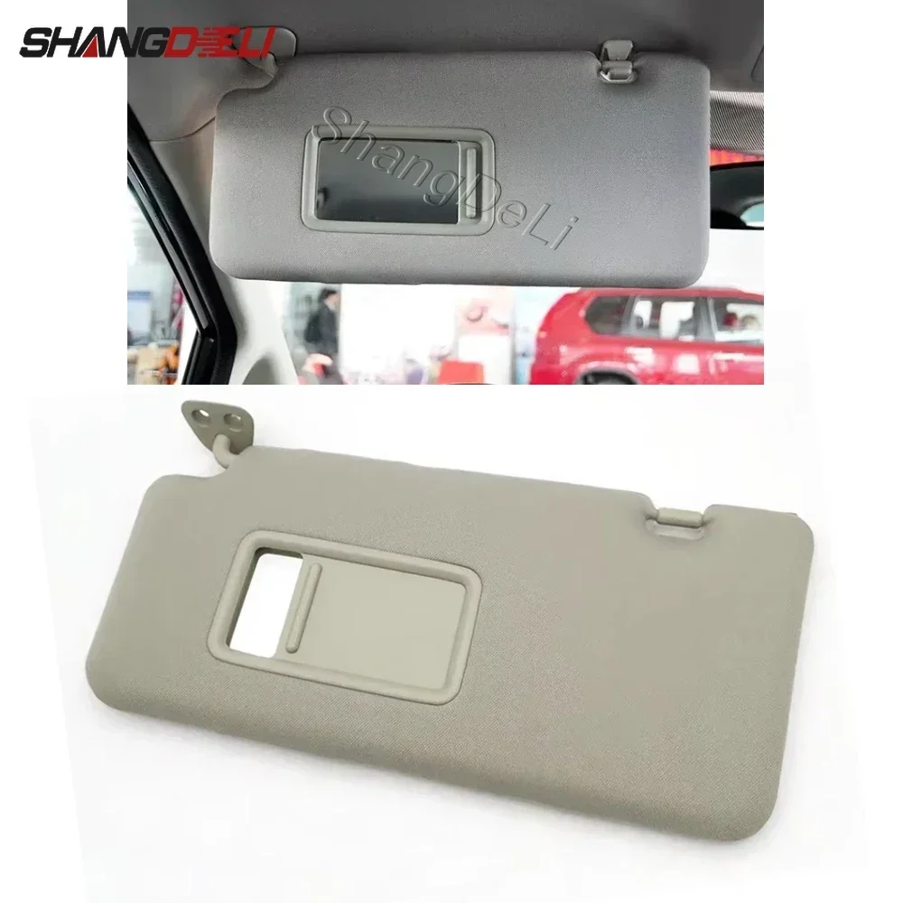 Car Left Sun Visor For Nissan Tiida 2005 2006 2007 2008 2009 2010 Interior Front Windscreen Panel Sunvisor with Makeup Mirror