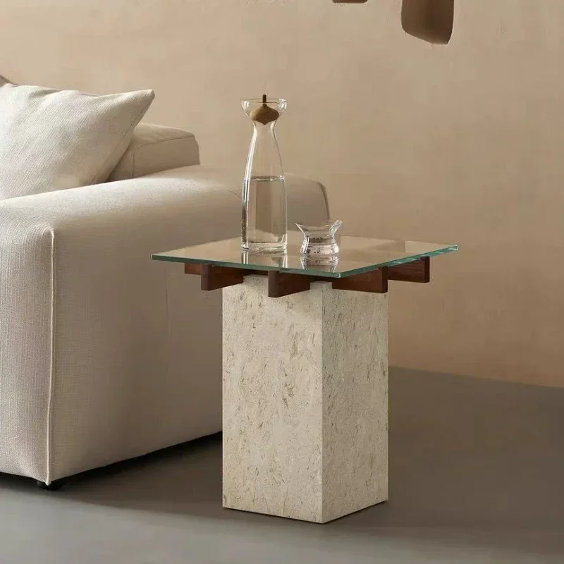 

Nordic Solid Wood Side Sofas Table Living Room Simple Lounge