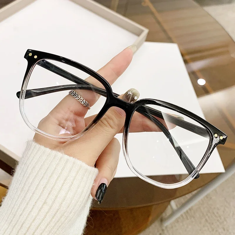 Blaulicht-blockierende Brille für Computerspiele, modische gefälschte Anti-Augenbelastungs-Brille für Damen und Herren – Detail 9