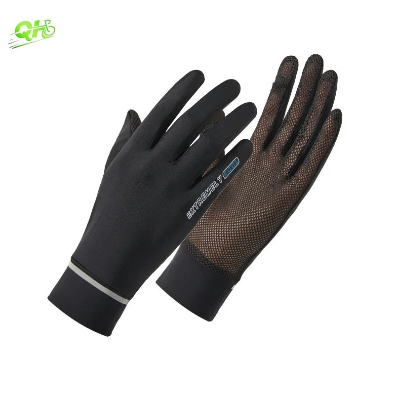 

Summer Sunscreen Cycling Gloves Electric Bikes Fishing Women Cool Mesh Breathable patinete eléctrico Sun Protection Gloves