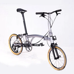 ACEOFFIX C5 Sepeda 349 16 Inci Sepeda Garpu Karbon 5 Kecepatan Paduan Aluminium Sepeda Lipat ultra Ringan 7.5 Kg 10 keseimbangan sepeda penjualan terbaik - №