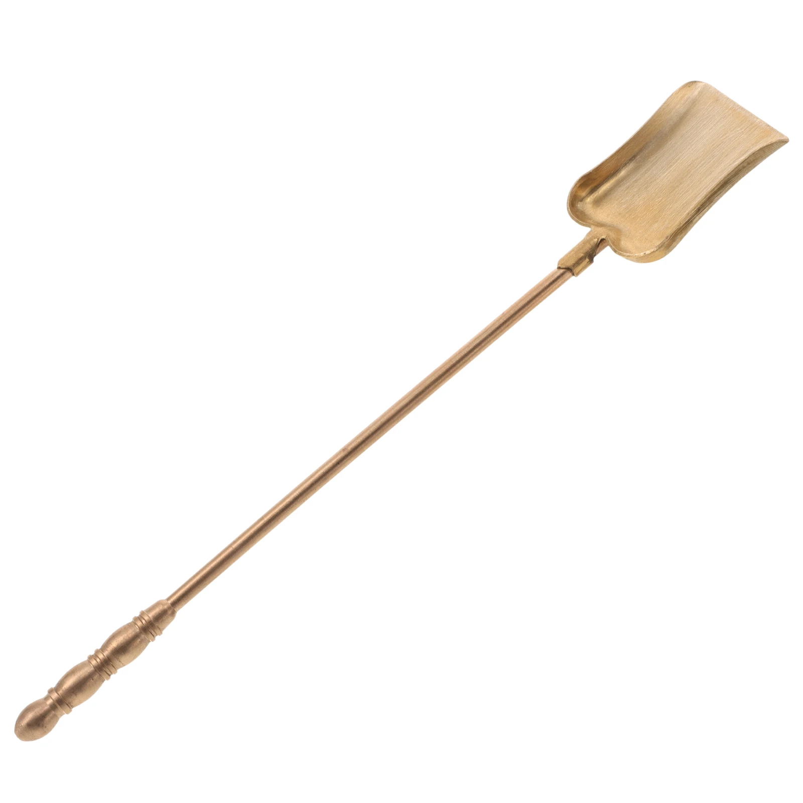 

Multi-Functional Copper Tea Shovel Sturdy Long Handle for Tea Ceremony Accessories Household Spade Coal Clean Decorative