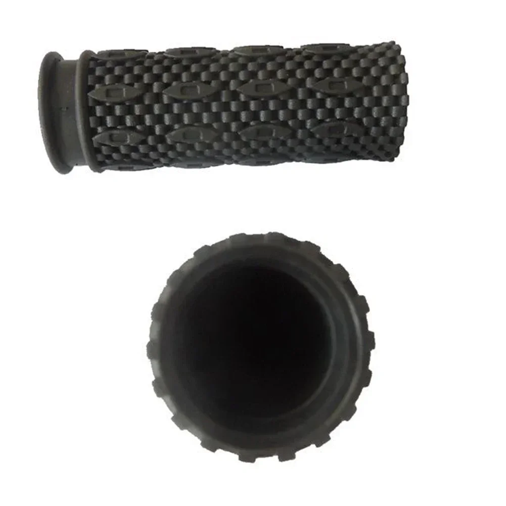 2pcs 85mm Oxford Black Grip Shift Twistgrip Bar Bike / Cycle Handlebar Grips Rubber Black Bicycle Parts 150g/set For Bike