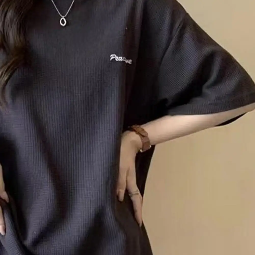 New Summer Women's Suit Cotton Short-sleeved T-shirt Elastic Waist Pocket Fashion Sports Casual Shorts Set Summer Lounge Outfit