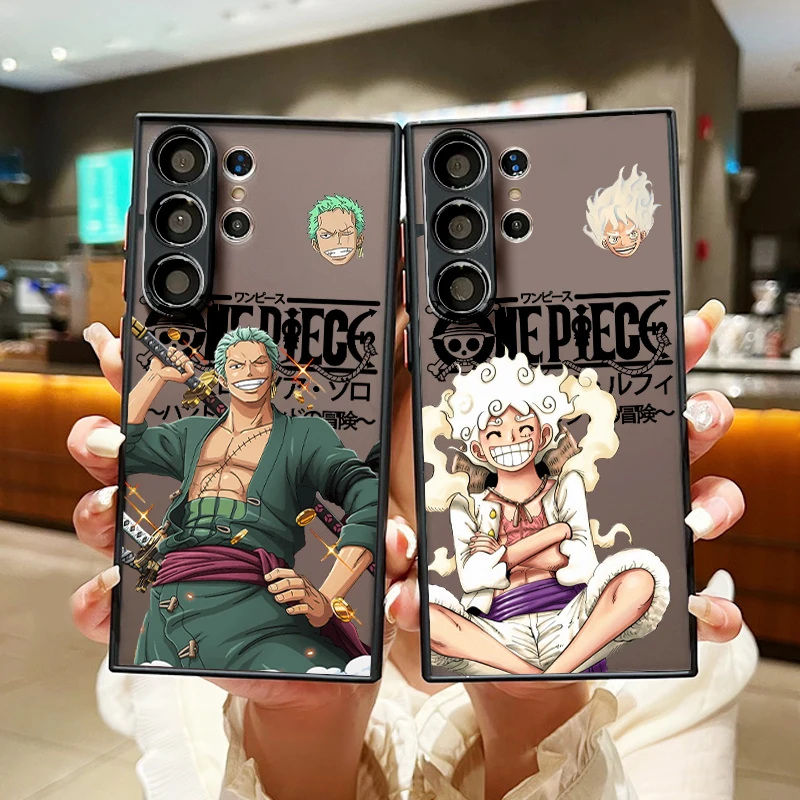 Ein stück luffy cartoon artfor samsung galaxy s24 s23 s22 s21 s20 s10 s9 s8 ultra plus fe 5g