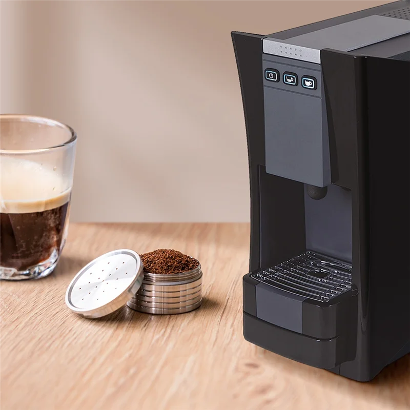 A58E-Für Essse Espresso Caffe – S.12 Maschine wiederverwendbare Kaffeekapsel aus Edelstahl, Espresso-Kaffeefilterkapseln