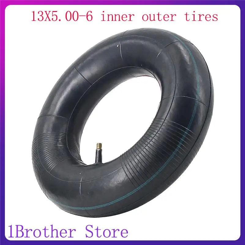 Versatile 13x5.00-6 Inner and Outer Tires with Tube Suitable for ATVs and Karting