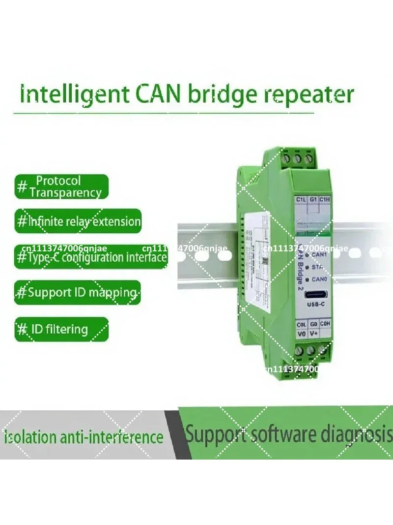 CAN Bus Isolator Module Repeater Isolation Barrier One-in-one-out CAN FD