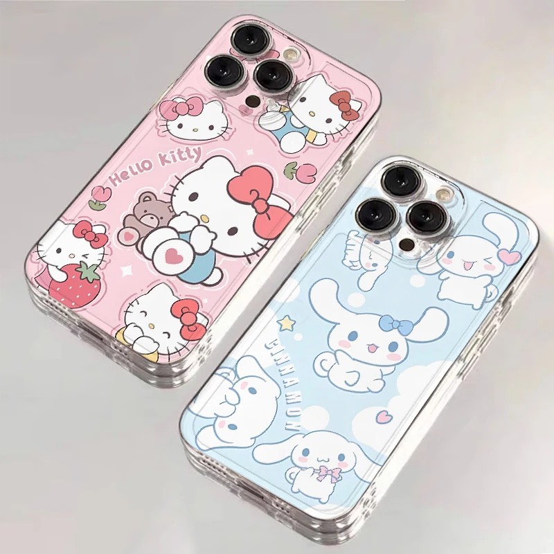 Funda de teléfono suave y transparente para Honor X8b X9a X7b 90 Lite X9b Y9 Prime 2019 Sanrio Cinnamoroll Hello Kitty