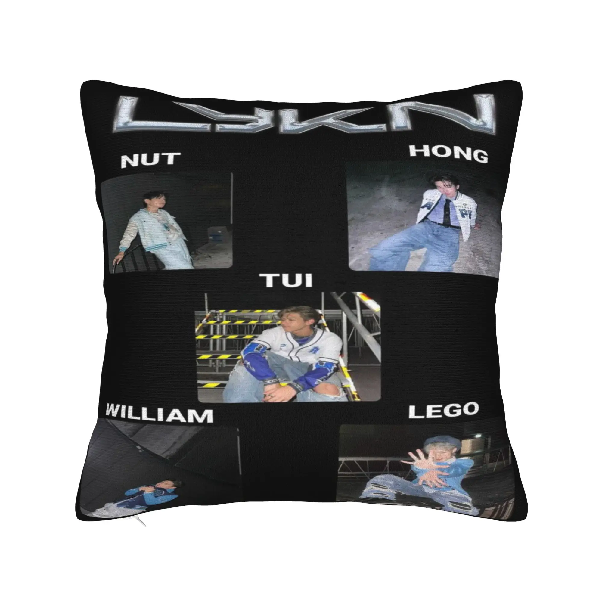 LYKN William Nut Hong Tui Pillow Case  Graphic Pillow Cover Morden Cushion Cover For Couch Sofa Bedroom