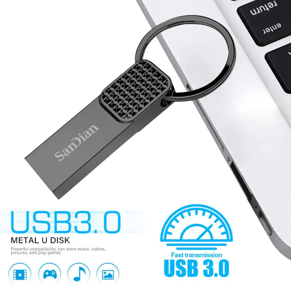 Unidad Flash Usb 3,0 de Metal de alta velocidad, Pendrive portátil de 2TB, 1TB, 512GB, 256GB, resistente al agua