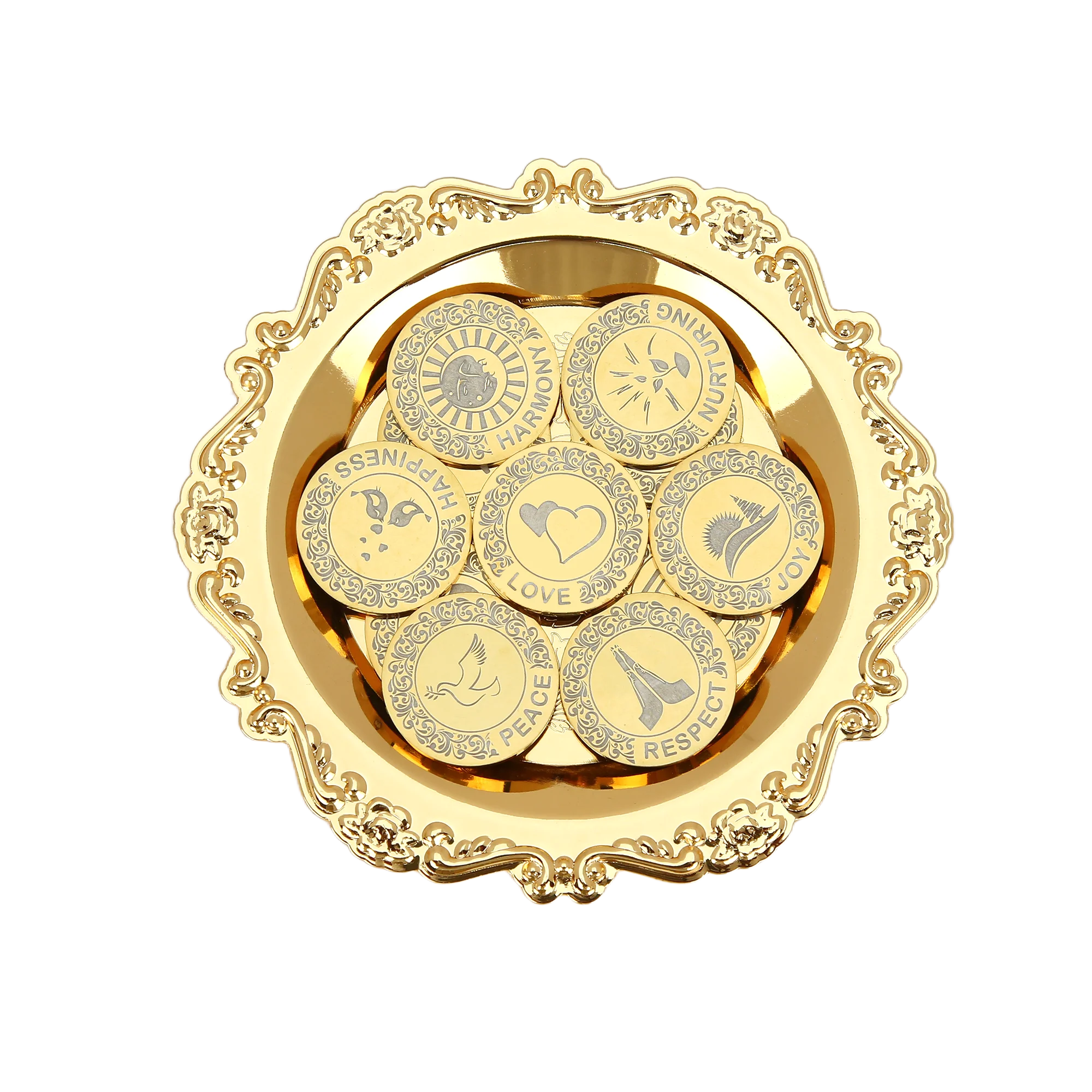 

Personalized Wedding Metal Boxes Matrimony Ceremony Arras De Boda Gift Set Mexican Wedding Accessories for Ceremony