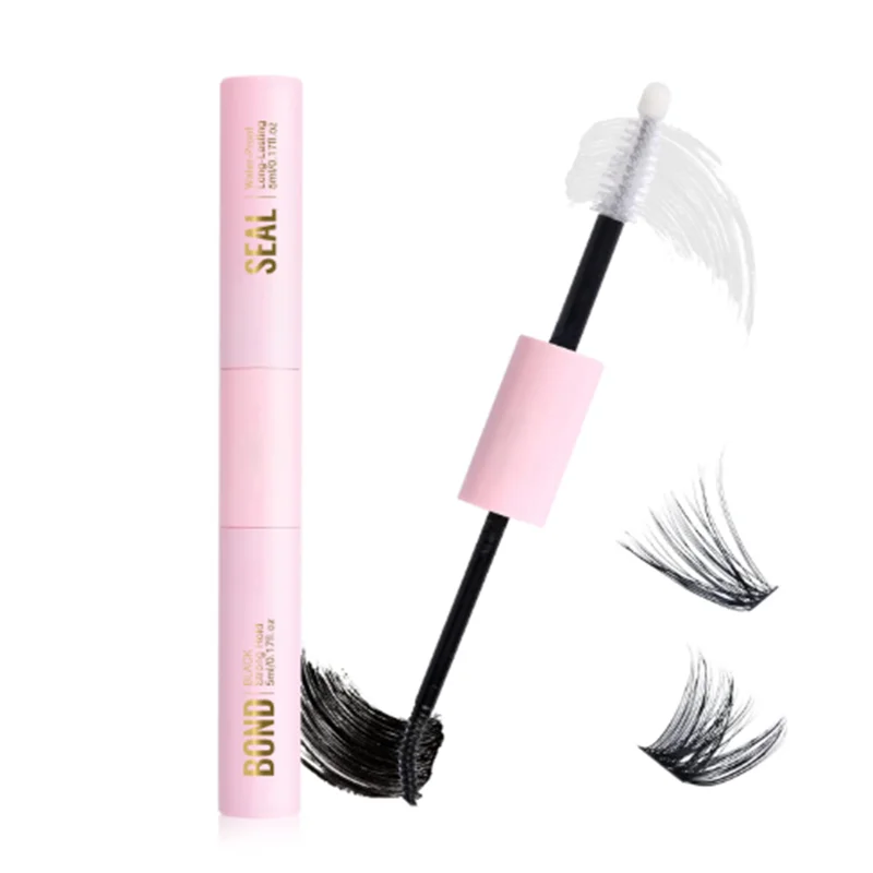 Double-Ended Segmented Eyelash Glue Bond Remover Makeup Remover And Glue Removal Solution for Lash Grafting