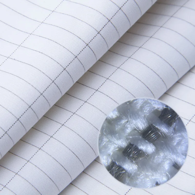 1 Meter Earthing Silver Fiber Cotton Fabric Anti-static Connecting To The Earth or Ground for Conductive Sheet Pillowcase