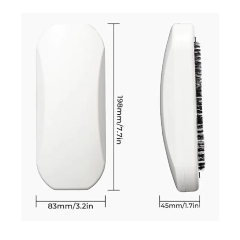 فرشاة الفتات، مكنسة الفتات المحمولة القابلة لإعادة الاستخدام، جامع حطام الشعر الناعم لأريكة الملابس على الطاولة