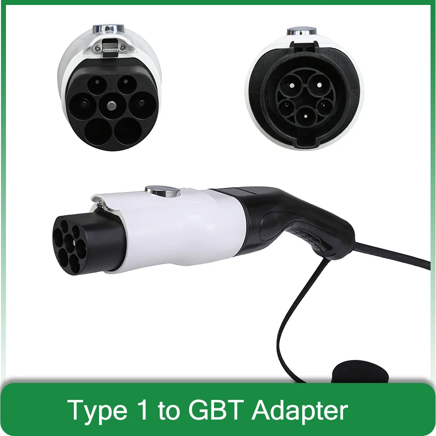 Type 2 J1772 Type1 to GBT EV Adapter Electric Car vehicle  EVSE Charger 32A Connvert Adaptor