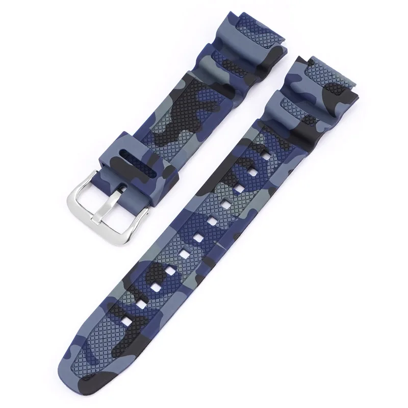 Soft Rubber Watch Strap for Casio SGW-300H W-735H AE-1200 AQ-S810W W215 MRW-200H AEQ110W Watch Band 18mm Silicone Wrist Bracelet