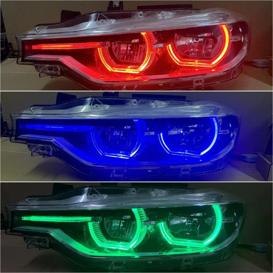 F30 イエローDRLエンジェルアイズモジュール 2016 2017 2018 BMW 3