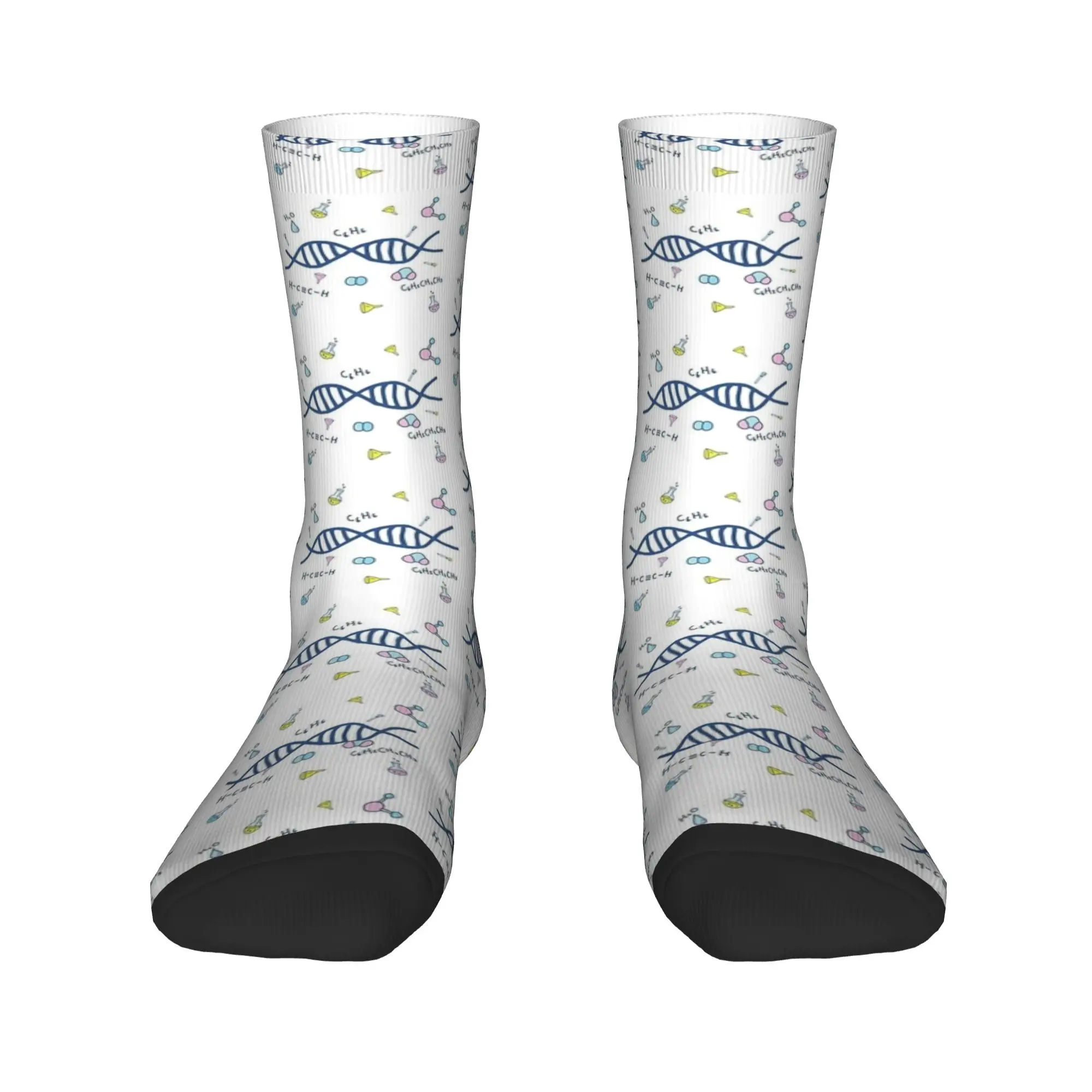 Adults Men Socks Love Sceince Love Chemistry Love Biology Science Geeky is Awesome  Stockings Anti Slip Comfortable Gothic Socks