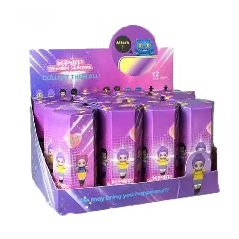 

2025 Лидер продаж K pop Demon Hunters слепая коробка серии аниме фигурки украшения куклы фанаты детский подарок на день рождения случайная слепая коробка