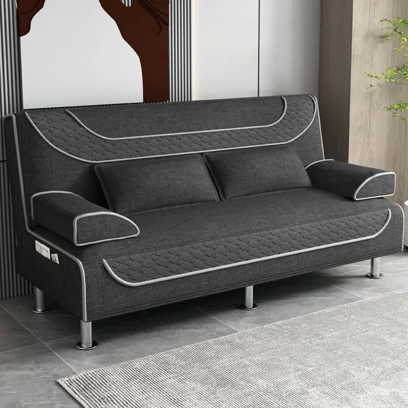 Canapé pliant à double usage, salle de location paresseuse, amovible et lavable